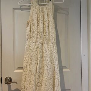 Juicy Couture Cream Lace Dress